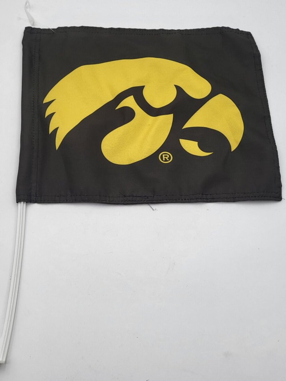 Iowa Hawkeyes‎ Wincraft Black Car Flag Two-Sided Graphics 11"x14" Polyester